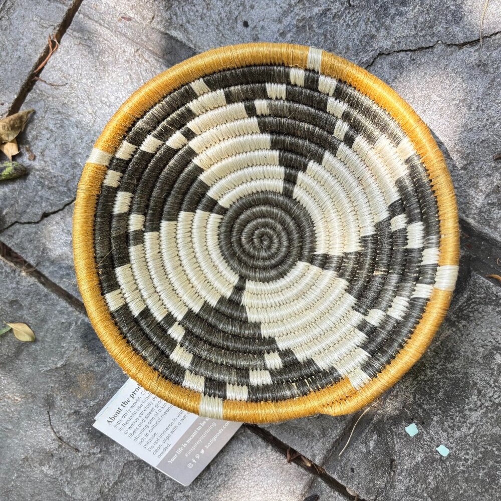 NWT Kazi Canyon Clay Mini Catch All Basket or Wall Art